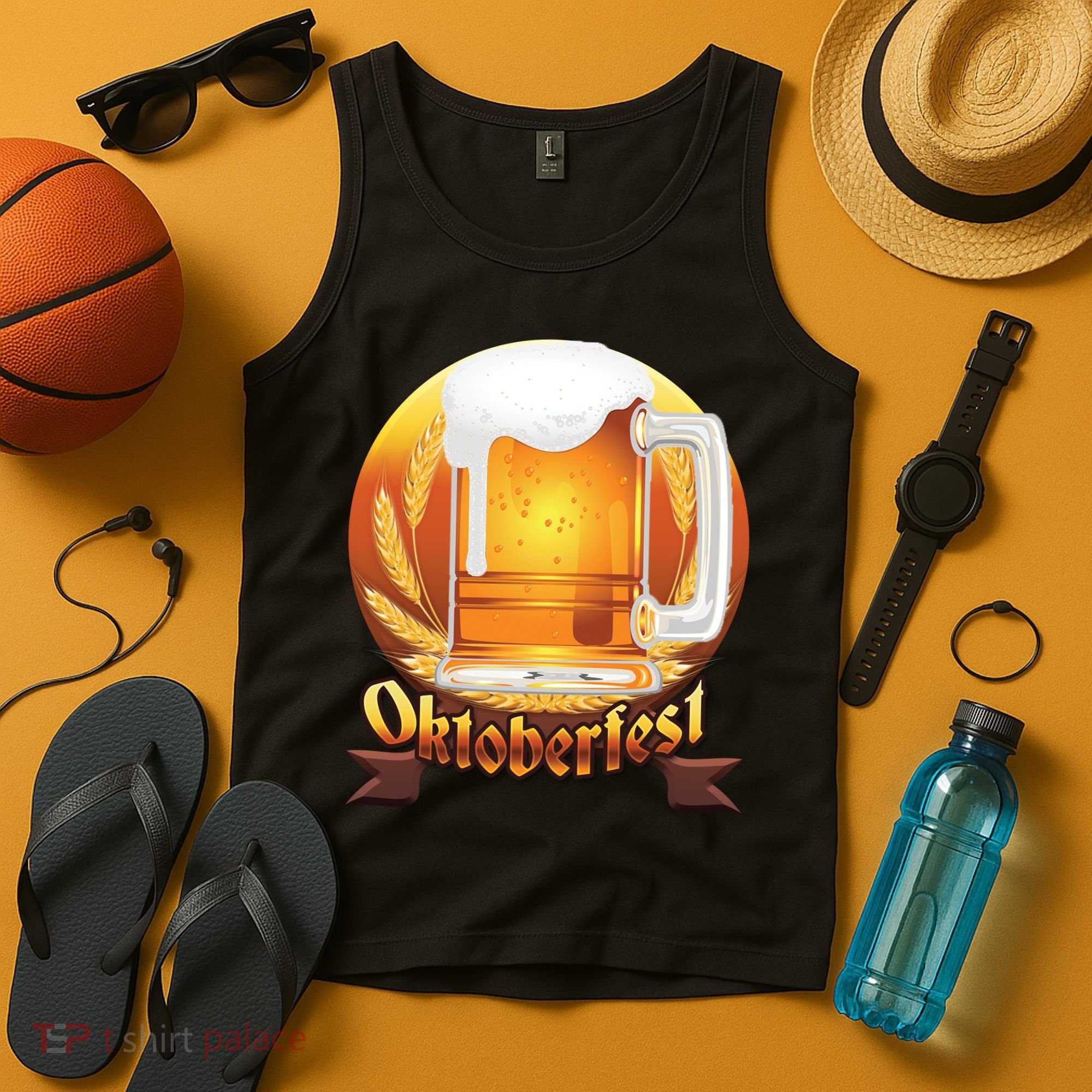 Oktoberfest Beer Logo Tank Top