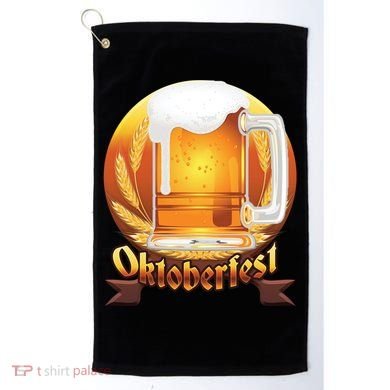 Oktoberfest Beer Logo Golf Towel