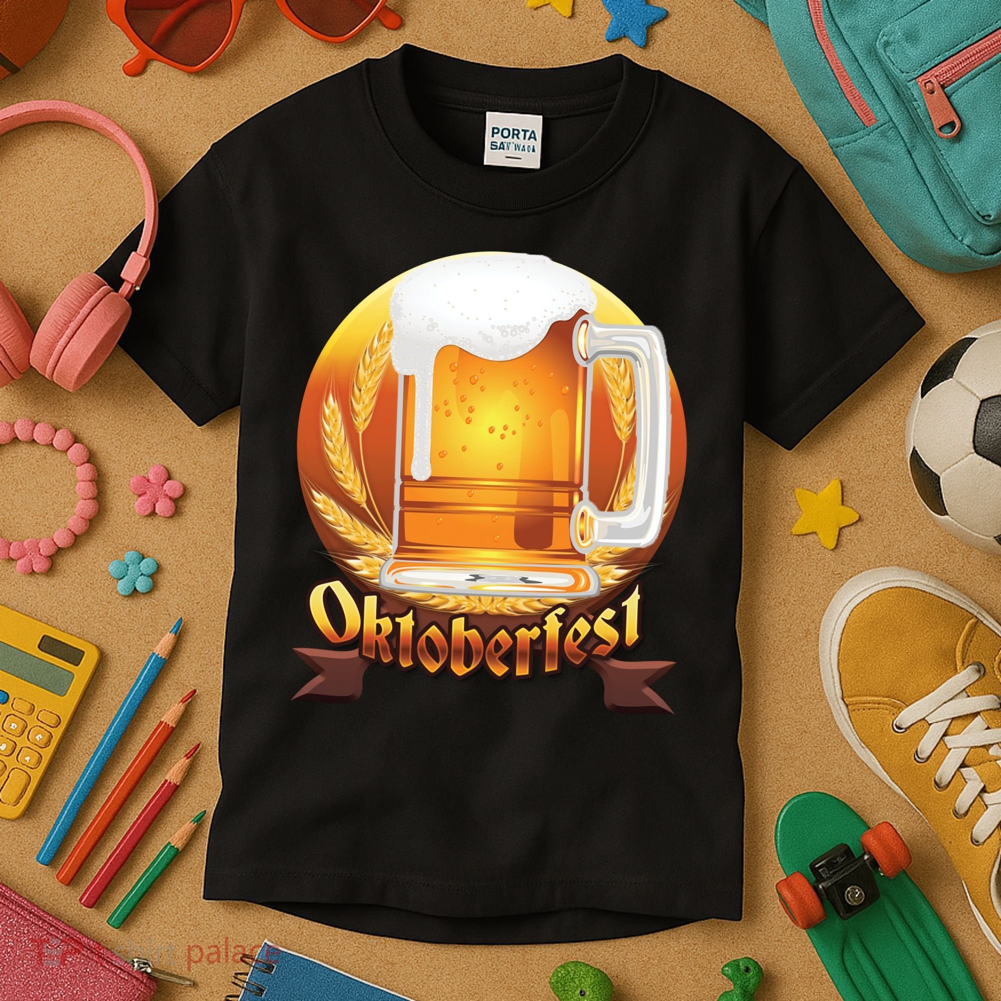 Oktoberfest Beer Logo Kids T-Shirt