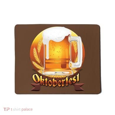 Oktoberfest Beer Logo Mousepad