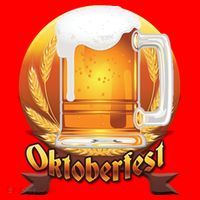 Oktoberfest Beer Logo Santa Hat thumb 1