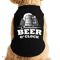 Oktoberfest Beer O'Clock Doggie Tank thumb 0