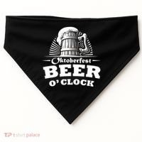 Oktoberfest Beer O'Clock USA-Made Doggie Bandana thumb 0