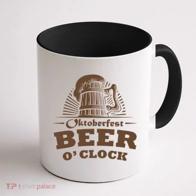 Oktoberfest Beer O'Clock Coffee Mug back