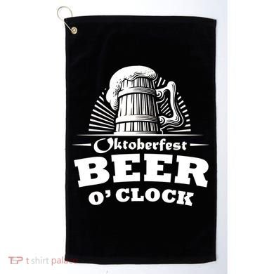 Oktoberfest Beer O'Clock Golf Towel