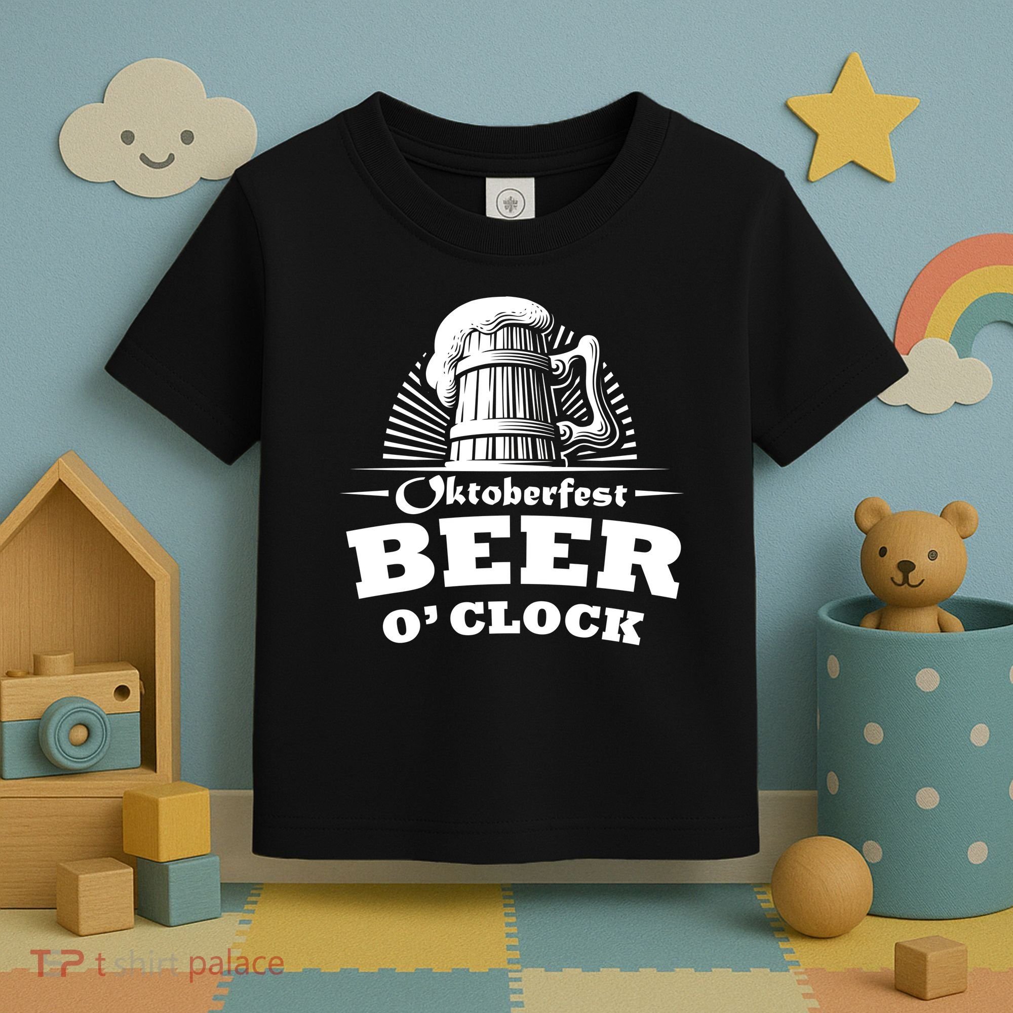 Oktoberfest Beer O'Clock Toddler T-Shirt