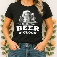 Oktoberfest Beer O'Clock Women's T-Shirt thumb 2