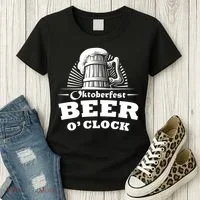 Oktoberfest Beer O'Clock Women's T-Shirt thumb 3