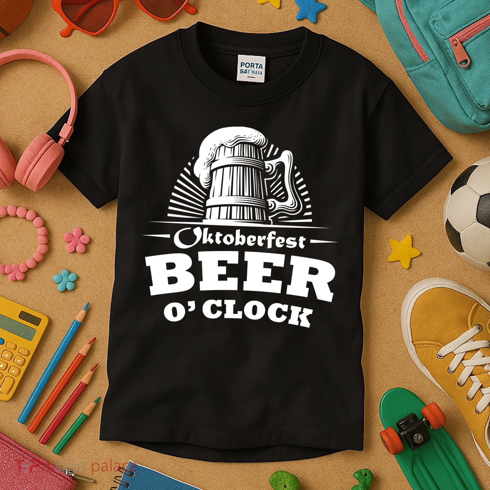 Oktoberfest Beer O'Clock Kids T-Shirt