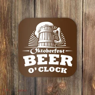 Oktoberfest Beer O'Clock Coaster