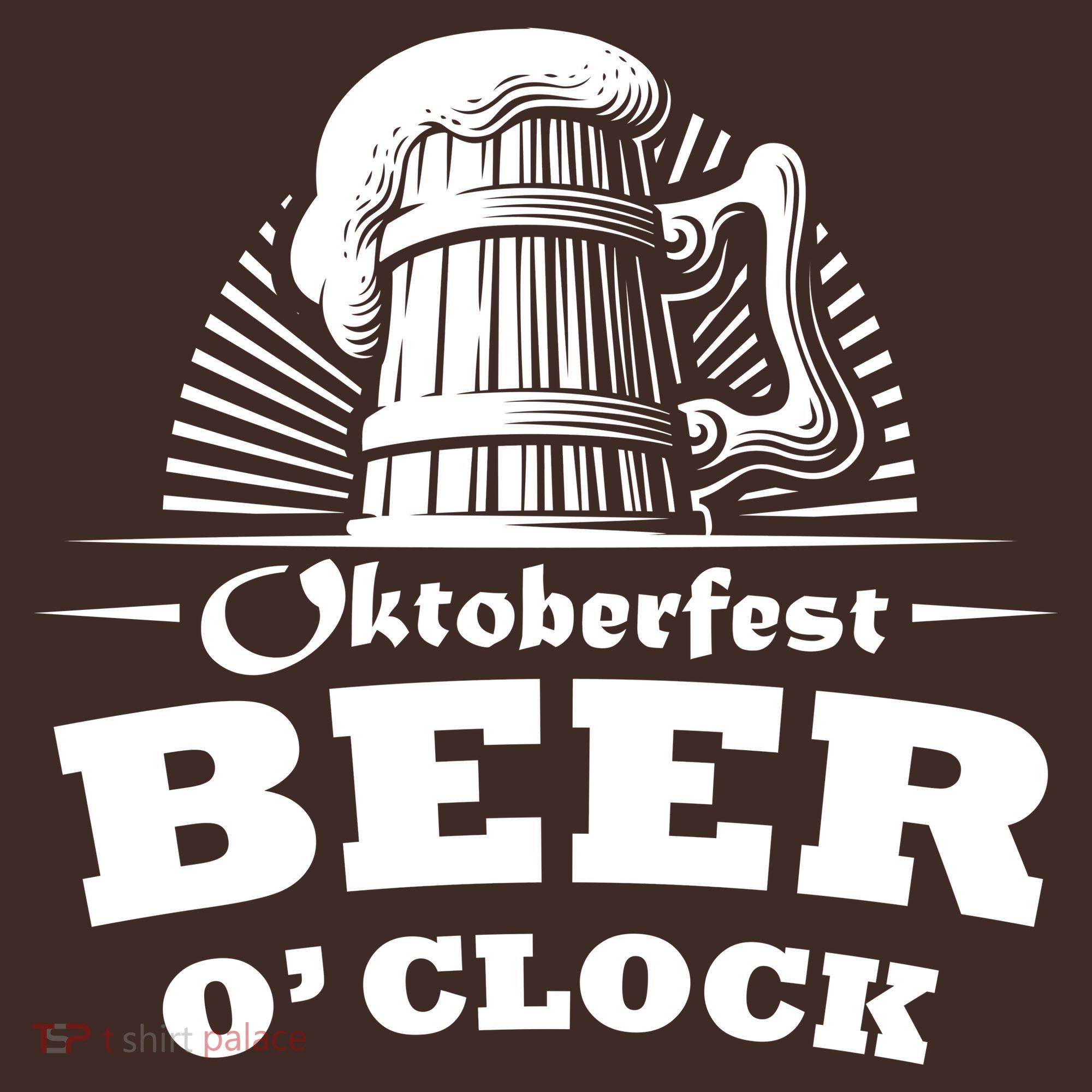 Oktoberfest Beer O'Clock Coaster