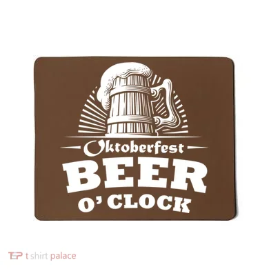 Oktoberfest Beer O'Clock Mousepad