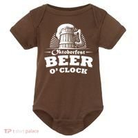 Oktoberfest Beer O'Clock Baby Bodysuit thumb 0
