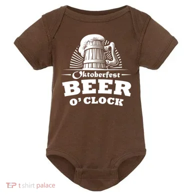 Oktoberfest Beer O'Clock Baby Bodysuit