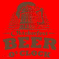 Oktoberfest Beer O'Clock Santa Hat thumb 1