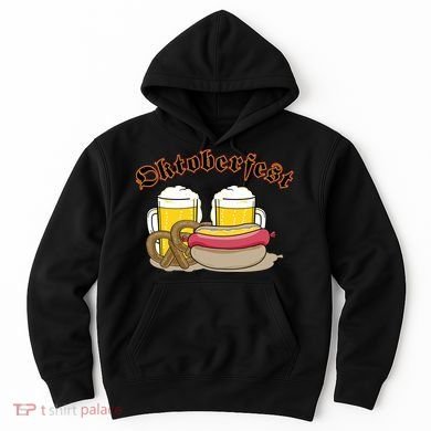 Oktoberfest Beer Pretzel Hot Dog Hoodie