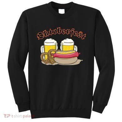 Oktoberfest Beer Pretzel Hot Dog Sweatshirt