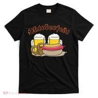 Oktoberfest Beer Pretzel Hot Dog T-Shirt thumb 0