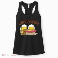 Oktoberfest Beer Pretzel Hot Dog Women's Tank Top thumb 0
