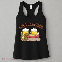 Oktoberfest Beer Pretzel Hot Dog Women's Tank Top thumb 3