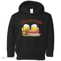 Oktoberfest Beer Pretzel Hot Dog Toddler Hoodie thumb 0