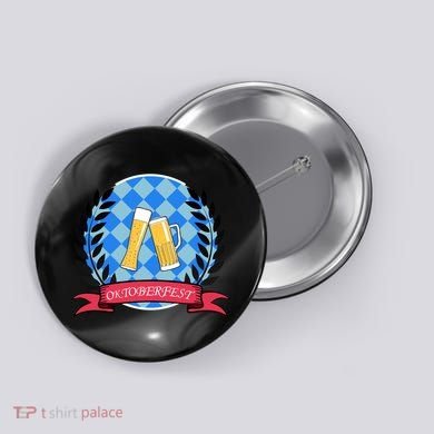 Oktoberfest Beerfest Emblem Button