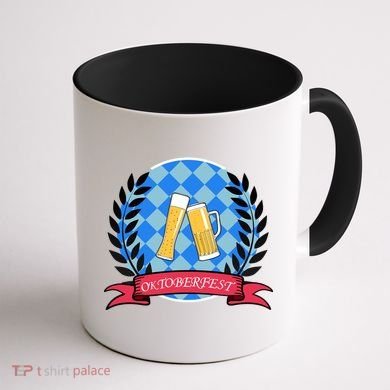 Oktoberfest Beerfest Emblem Coffee Mug back