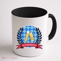 Oktoberfest Beerfest Emblem Coffee Mug thumb 1