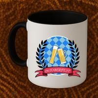Oktoberfest Beerfest Emblem Coffee Mug thumb 2