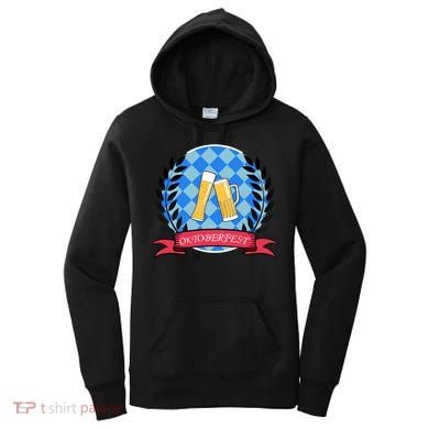 Oktoberfest Beerfest Emblem Women's Hoodie