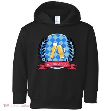 Oktoberfest Beerfest Emblem Toddler Hoodie