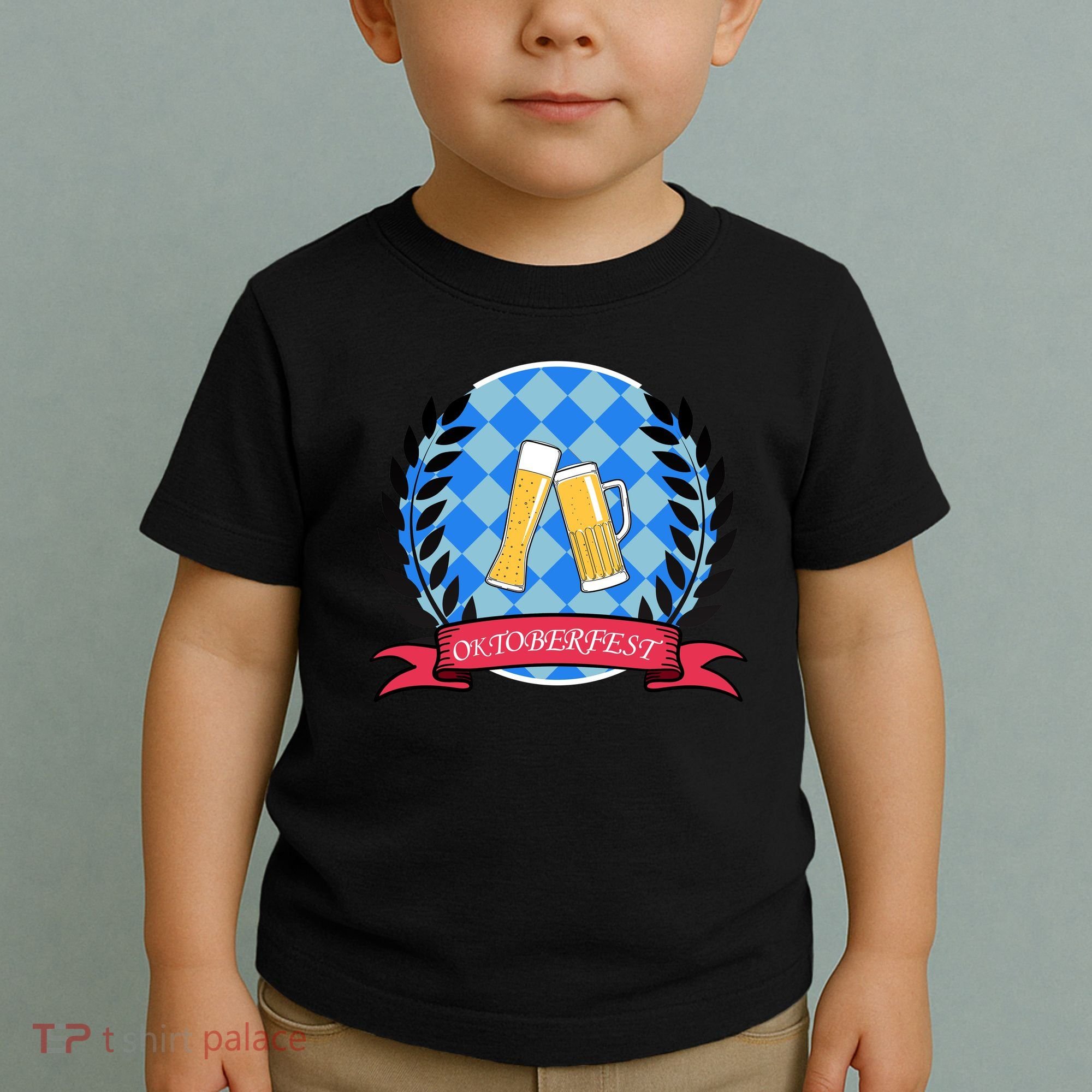 Oktoberfest Beerfest Emblem Toddler T-Shirt