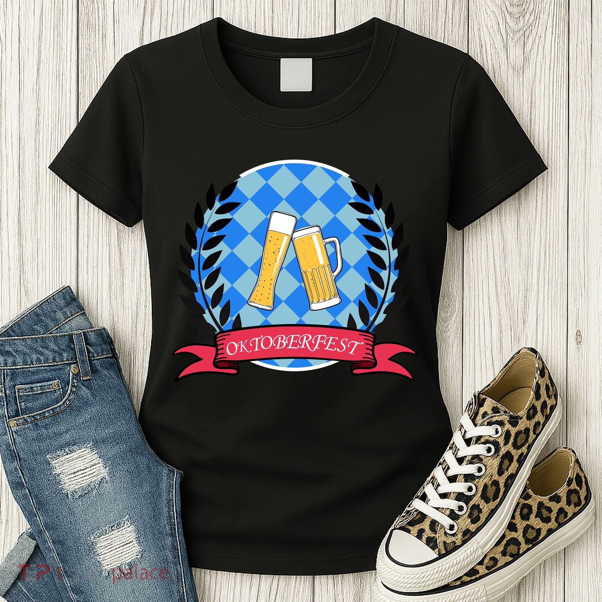 Oktoberfest Beerfest Emblem Women's T-Shirt