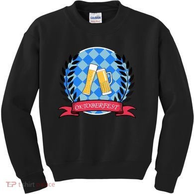 Oktoberfest Beerfest Emblem Kids Sweatshirt