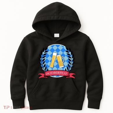 Oktoberfest Beerfest Emblem Kids Hoodie