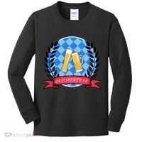 Oktoberfest Beerfest Emblem Kids Long Sleeve Shirt thumb 0