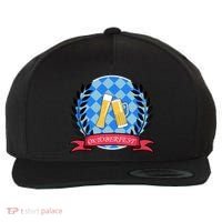 Oktoberfest Beerfest Emblem Wool Snapback Cap thumb 0