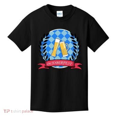 Oktoberfest Beerfest Emblem Kids T-Shirt