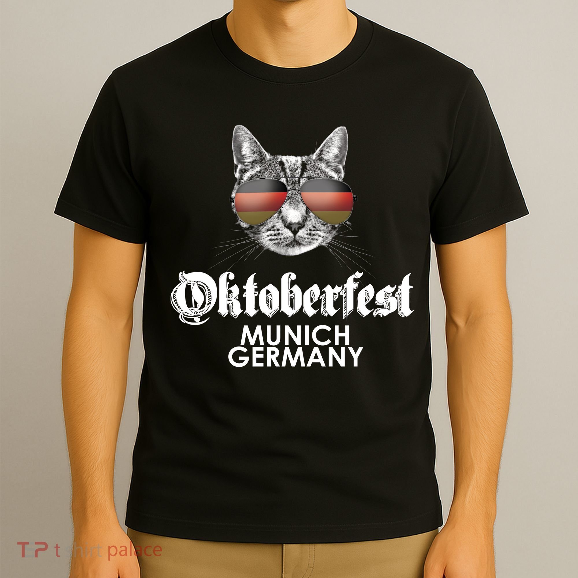 Oktoberfest Cat Munich Germany T-Shirt