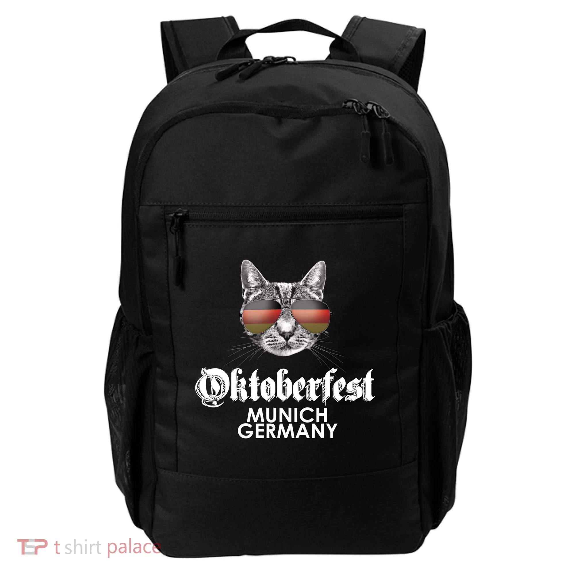 Oktoberfest Cat Munich Germany Backpack