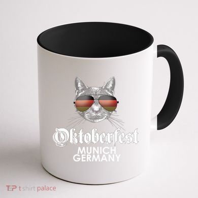 Oktoberfest Cat Munich Germany Coffee Mug back