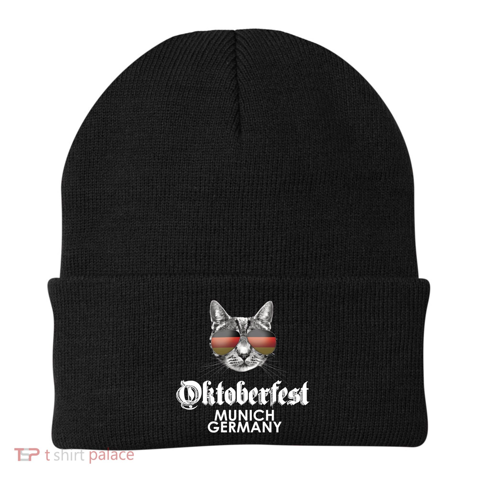 Oktoberfest Cat Munich Germany Beanie