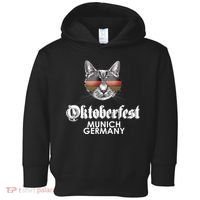 Oktoberfest Cat Munich Germany Toddler Hoodie thumb 0
