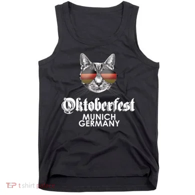 Oktoberfest Cat Munich Germany Tank Top