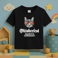 Oktoberfest Cat Munich Germany Toddler T-Shirt thumb 3