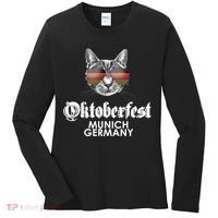 Oktoberfest Cat Munich Germany Women's Long Sleeve Shirt thumb 0