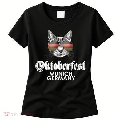 Oktoberfest Cat Munich Germany Women's T-Shirt