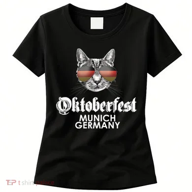 Oktoberfest Cat Munich Germany Women's T-Shirt