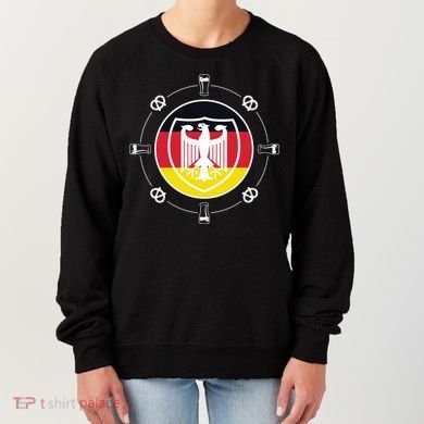 Oktoberfest Circle Eagle Flag Logo  Women's Sweatshirt