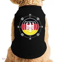 Oktoberfest Circle Eagle Flag Logo  Doggie Tank thumb 0